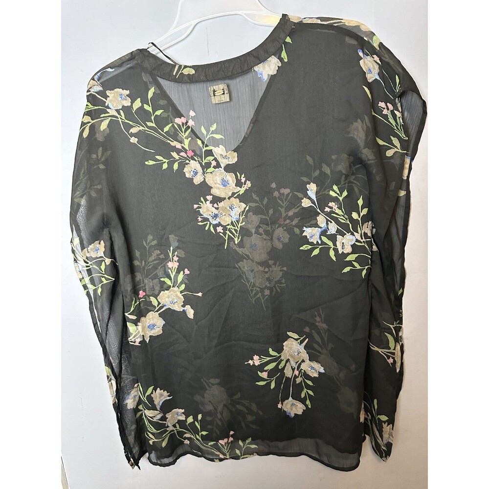 O'neill Bali Cover-Up Floral Black Womens Size XSmall Beach Cruise Vacation